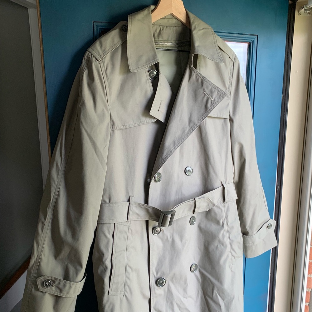 USMC belted trench coat w/quilted liner!